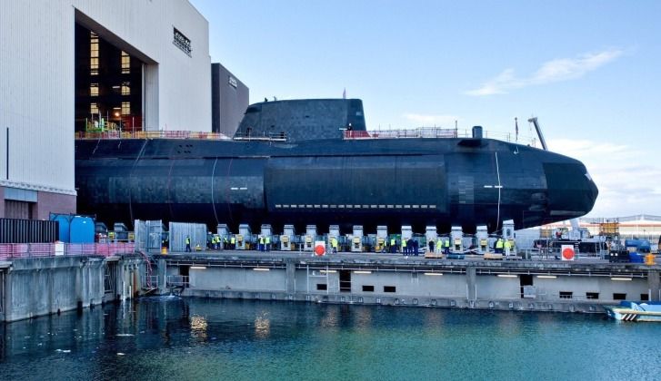 HMS Agincourt Astute Class Submarine