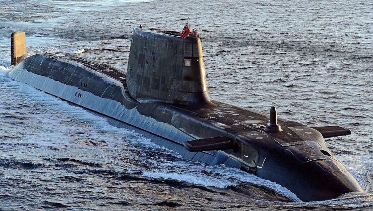 British Royal Navy Astute Class Submarine