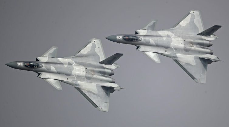 Chinese J-20 Fifth Generation Heavyweight Fighters