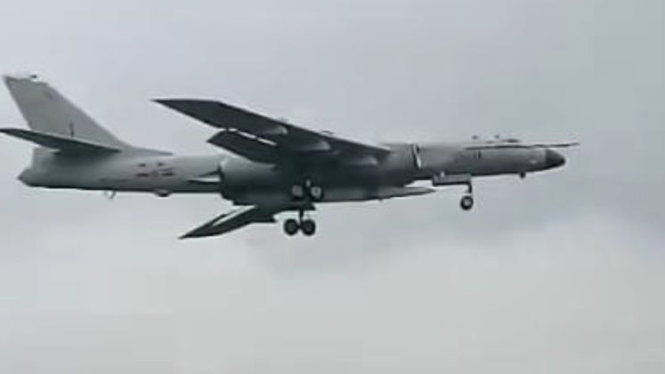 H-6N Bomber with Ballistic Missile