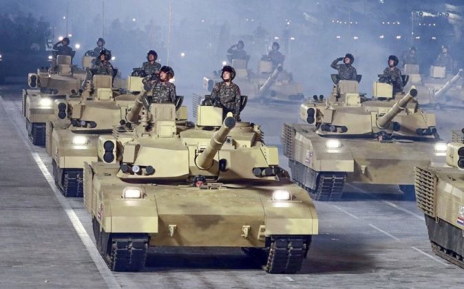 New North Korean Battle Tank on Parade