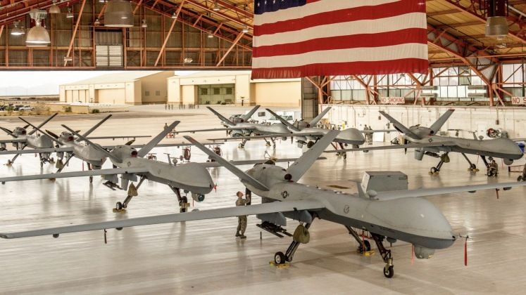 American MQ-9 Reaper Attack Drones