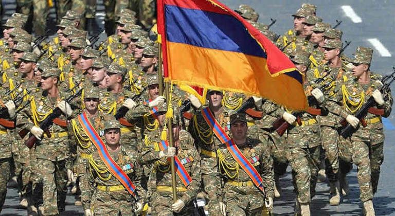 Armenian Soldiers on Parade