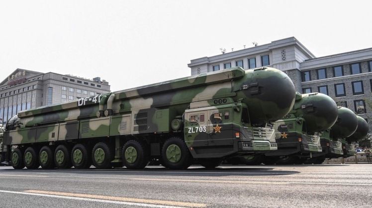 Chinese DF-41 Intercontinental Range Ballistic Missiles