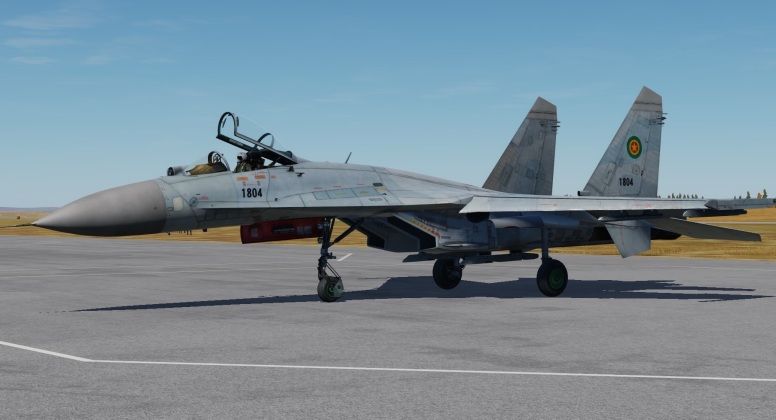 Ethiopian Air Force Su-27SK Heavyweight Air Superiority Fighter