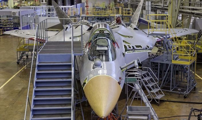 Su-57 Next Generation Fighter in Production