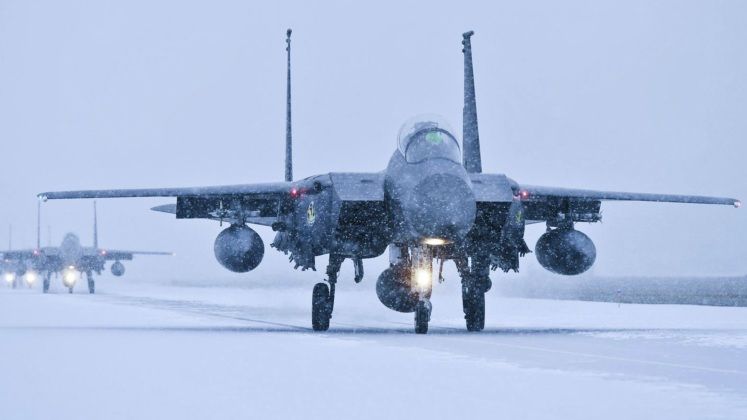 South Korean F-15K Slam Eagle Heavyweight Fighters 