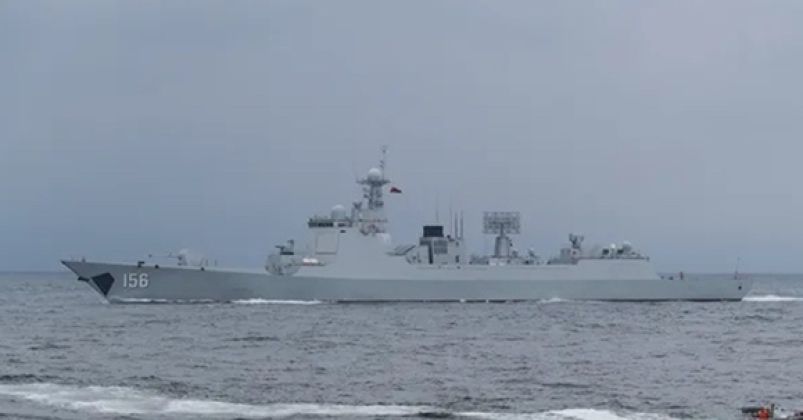 Chinese PLA Navy Type 052DL Class Destroyer Zibo