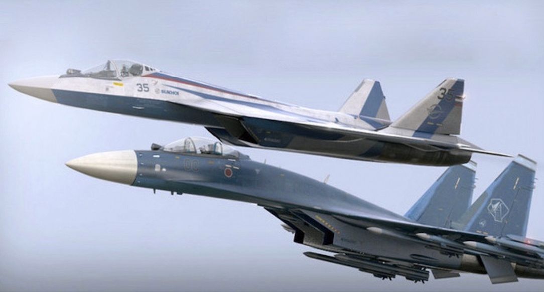 Su-57 and Su-35 Next Generation Fighters - artwork 