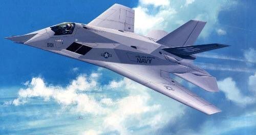 F-117B Carrier Based Strike Fighter - concept art