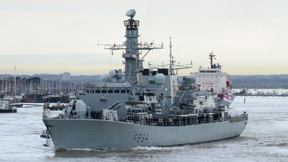 British Royal Navy Type 23 Class Frigate 