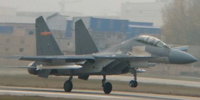 J-16 with PL-15 Air to Air Missiles