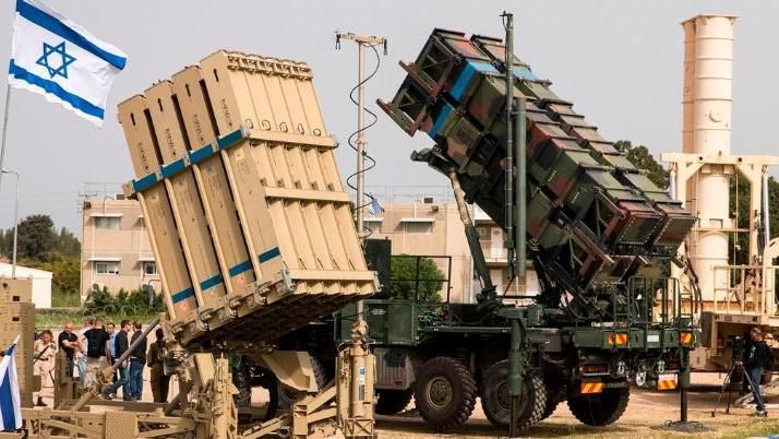Iron Dome (left) and Patriot Missile Batteries 