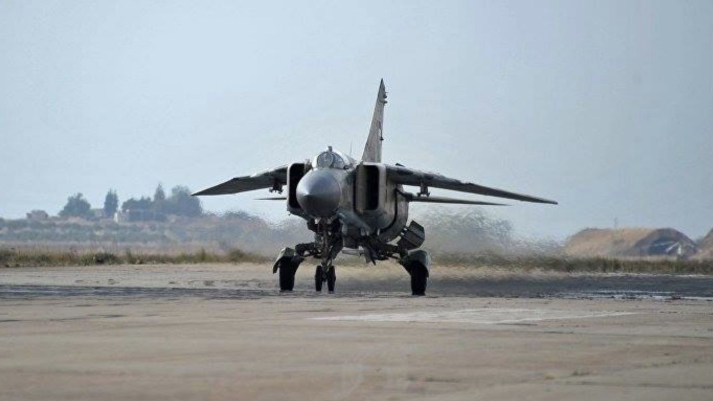 Syrian Air Force MiG-23 Swept Wing Fighter