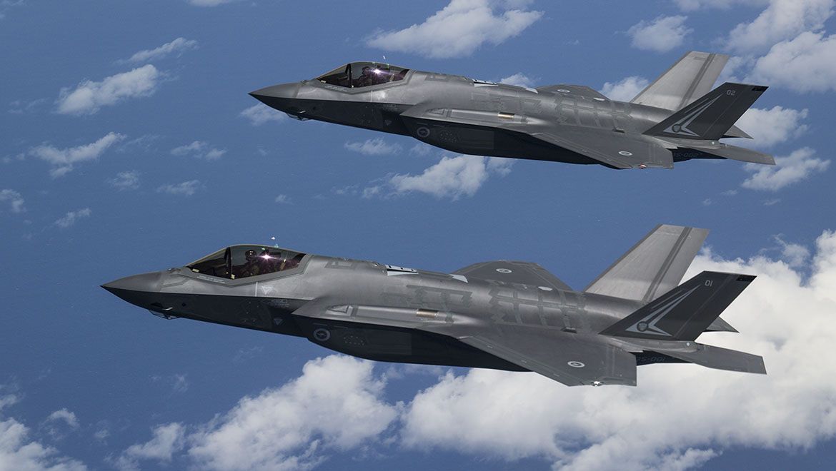 Royal Australian Air Force F-35 Stealth Fighters 