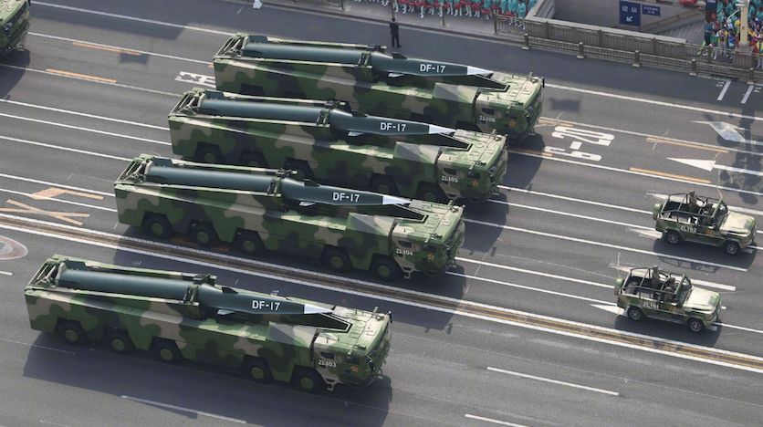 Chinese DF-17 Hypersonic Cruise Missiles