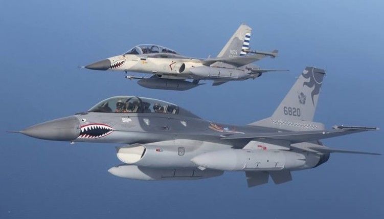 Taiwanese F-16 and Ching Kuo Light Fighters