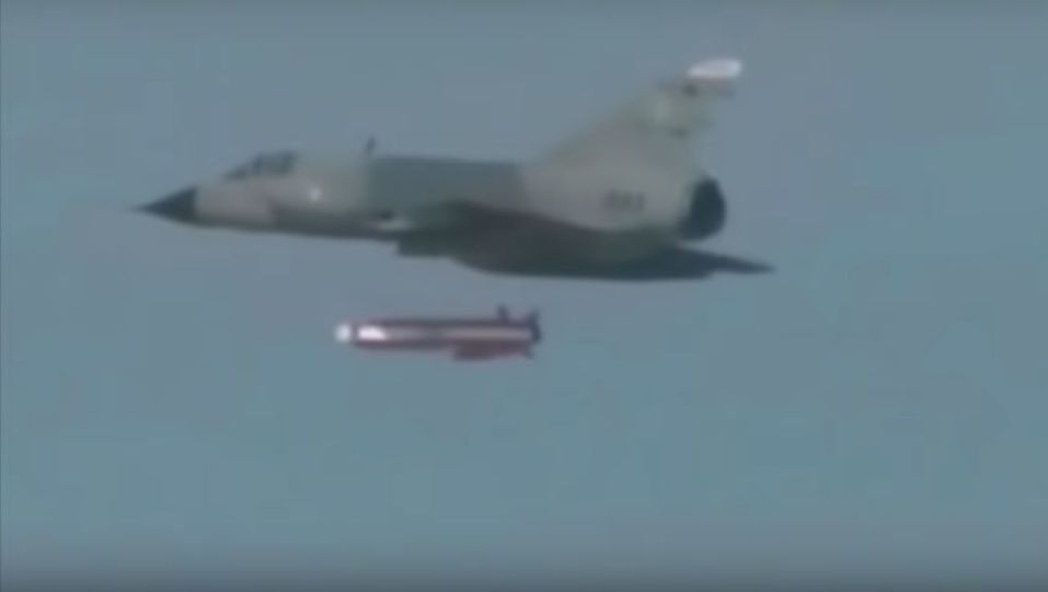 Pakistani Mirage III Fighter Launches RAAD-II Missile