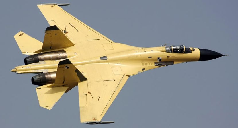 Chinese J-11D Next Generation Fighter Prototype
