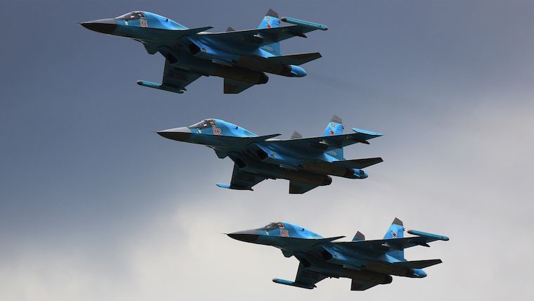 Russian Air Force Su-34 Strike Fighters