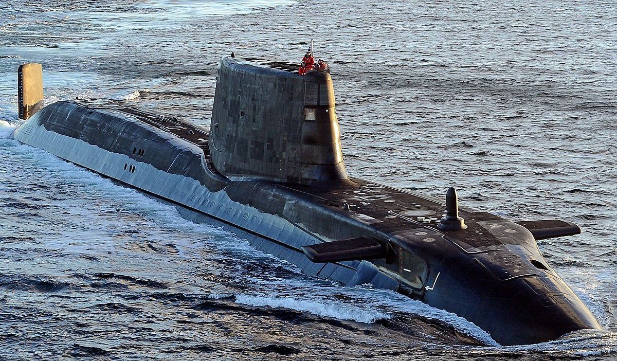 British Royal Navy Astute Class Attack Submarine HMS Ambush