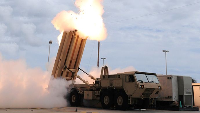 THAAD Surface to Air Missile Battery