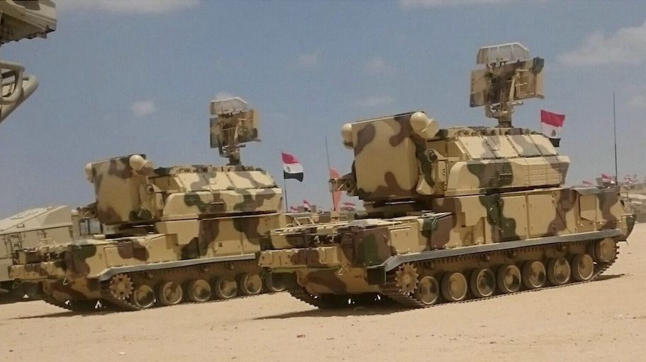 Egyptian Tor-M2 Air Defence Combat Vehicles