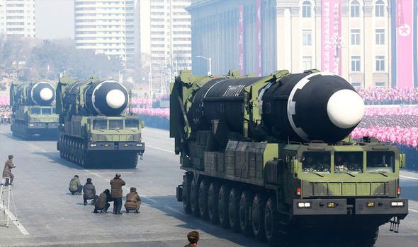 North Korean Hwasong-15 ICBMs