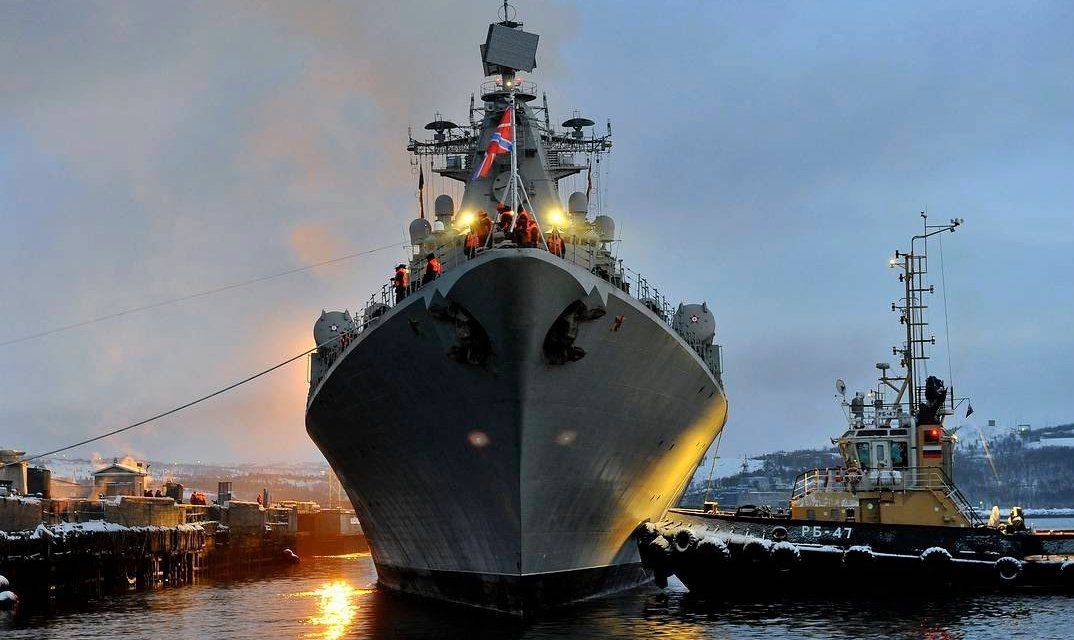 Russian Navy Slava Class Missile Cruiser 