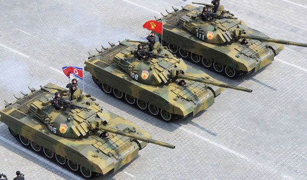 North Korean Pokpung Ho Battle Tanks