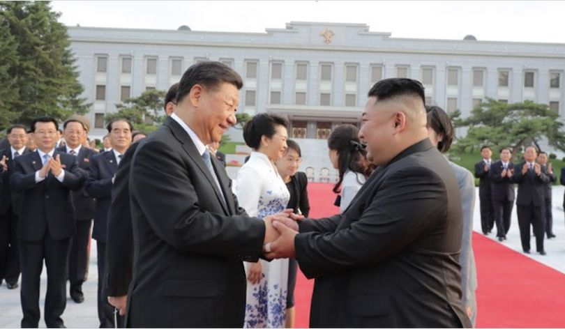 Chinese Premier Xi Jinping Arrives in Pyongyang - June 2019