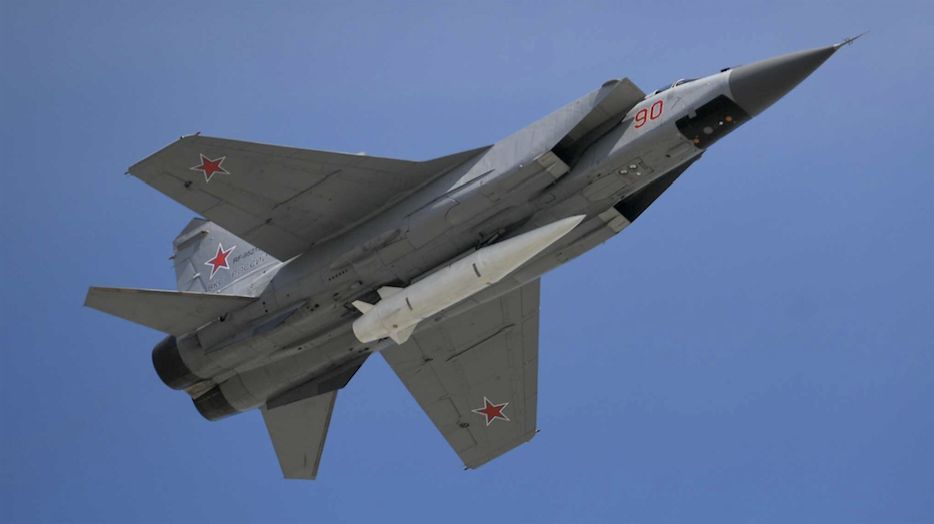 Russian Air Force MiG-31K with Kh-47M2 Missile