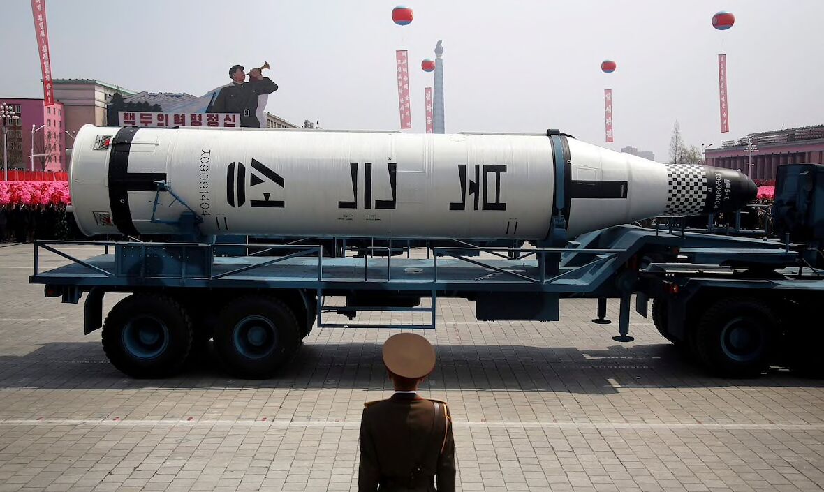 North Korean Pukkuksong-1 Solid Fuelled Medium Range Ballistic Missiles