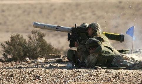 Israeli Soldiers Fire Spike Anti Tank Guided Missile