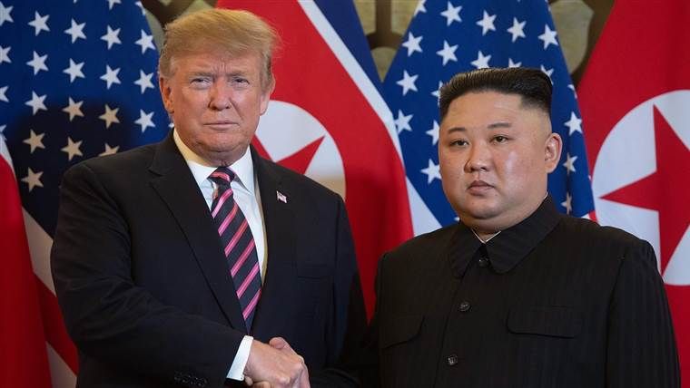 U.S. President Donald Trump and North Korean Leader Kim Jong Un