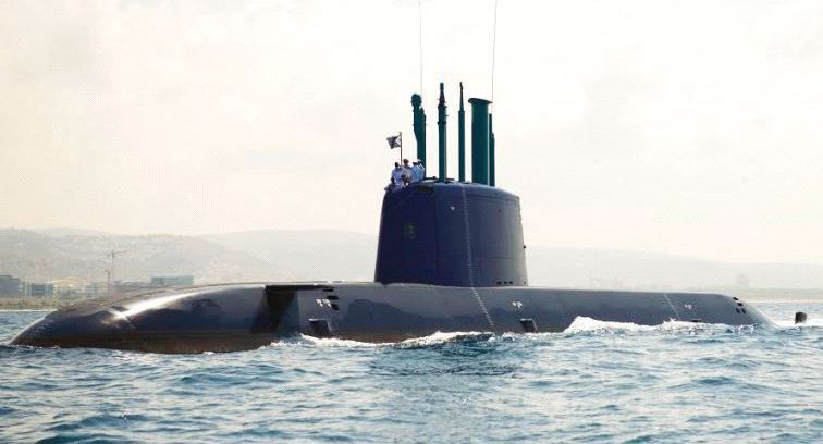 Israeli Navy Dolphin Class Submarine