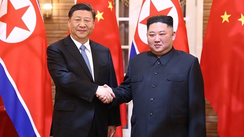 Chinese Premier Xi Jinping Meets North Korean Leader Kim Jong Un in Pyongyang