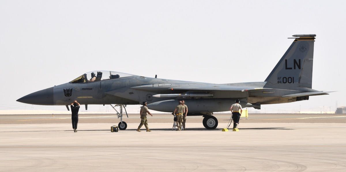 U.S. Air Force F-15C Eagle Arrives in Middle East in May 2019