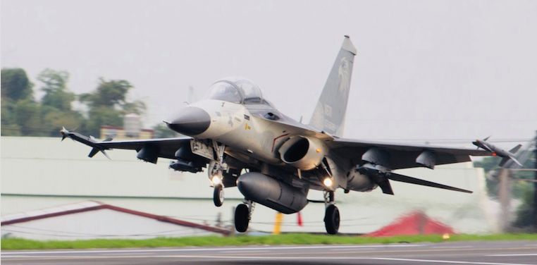 Ching Kuo Fighter Takeoff From Sun Yat Set Freeway
