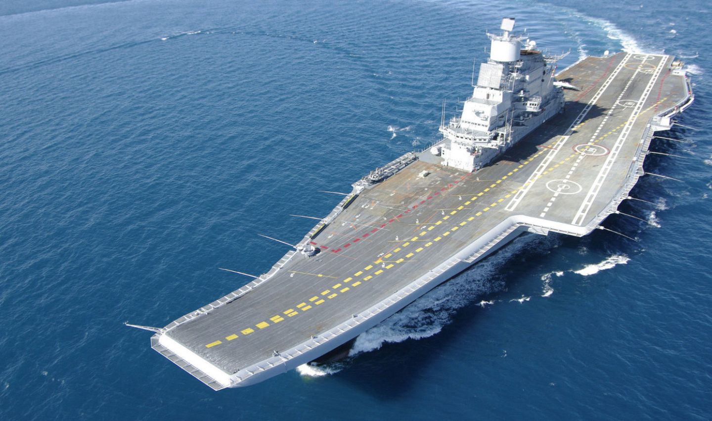 Indian Navy Carrier INS Vikramaditya
