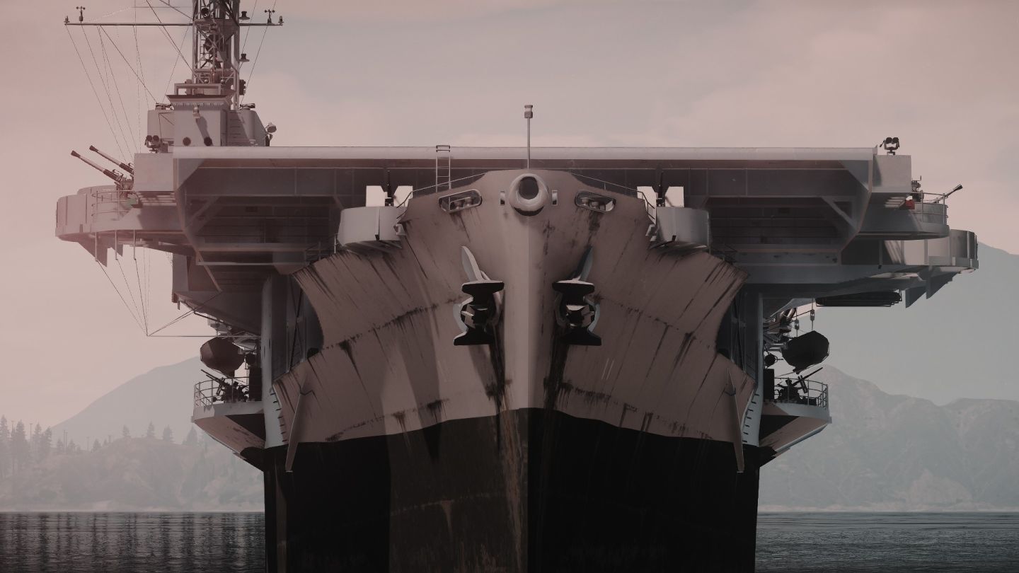 Bogue Class Aircraft Carrier - artwork
