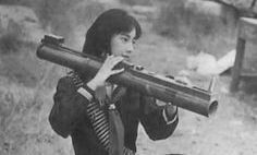 Viet Cong Female Insurgent with M72 LAW Rocket Launcher