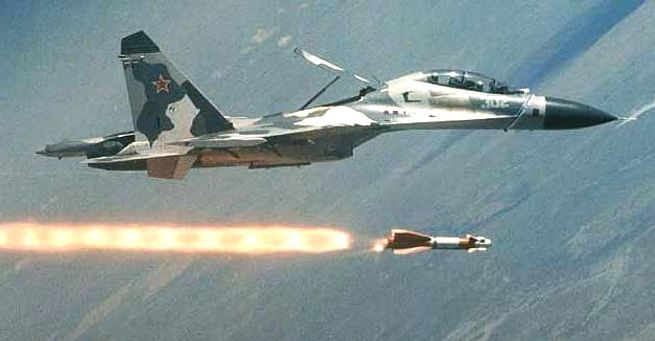 Su-30 Fires Kh-29 Cruise Missile