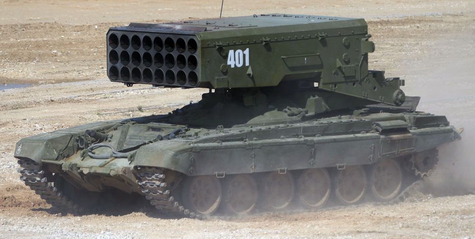 TOS-1A Rocket Artillery System