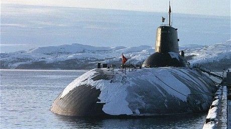 Russian Typhoon Class Submarine Artwork