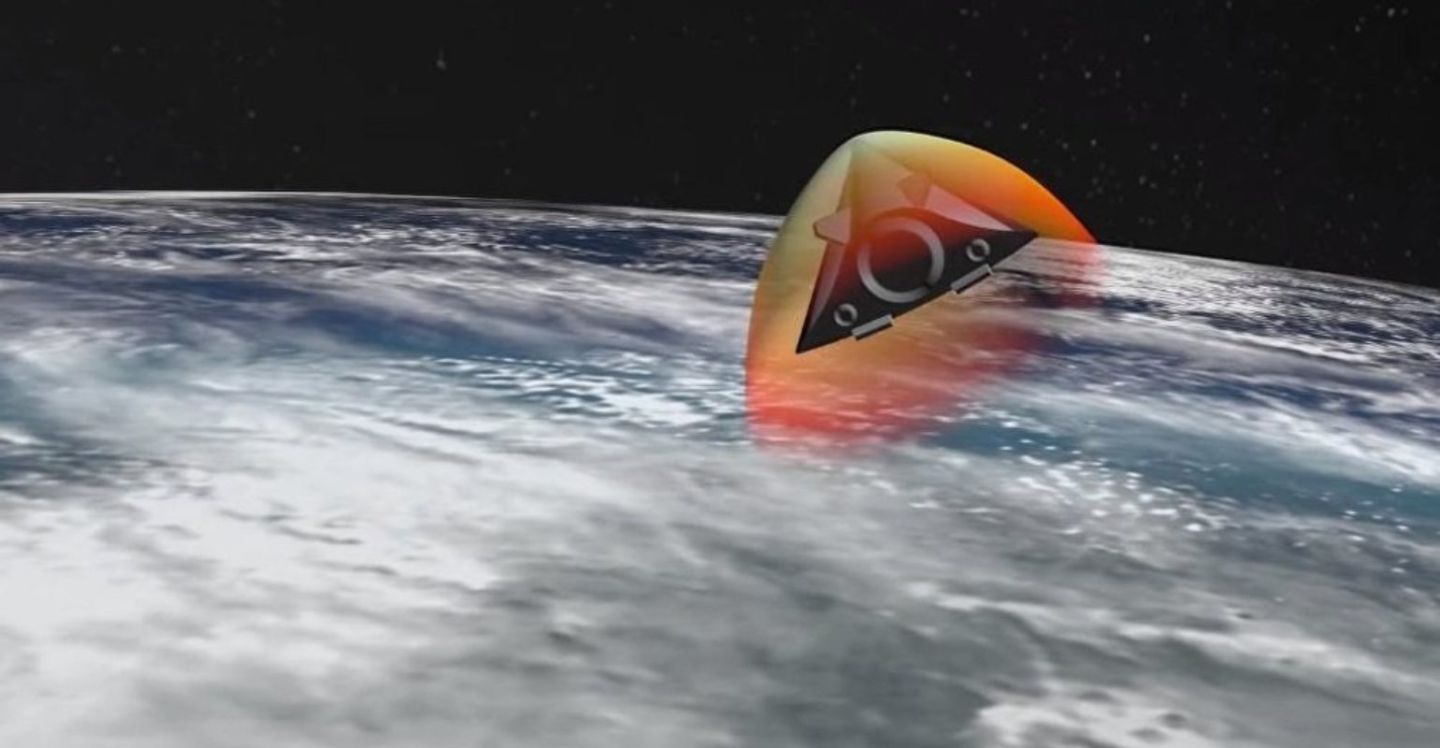 Animation of Avangard Hypersonic Glide Vehicle Flight Path