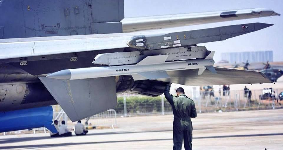 Su-30MKI with Astra Air to Air Missile