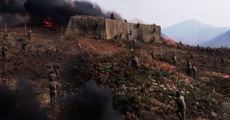 North Korean Paratroopers Simulate Air Assault