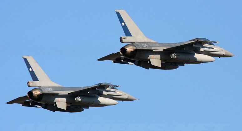 Chilean Air Force F-16A Light Fighters