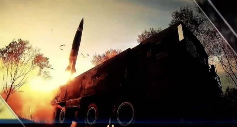 KN-23 Ballistic Missile Launch